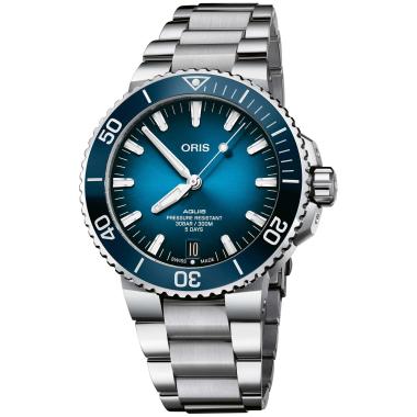 Herrenuhr, Automatik, ORIS Aquis Date Calibre 400