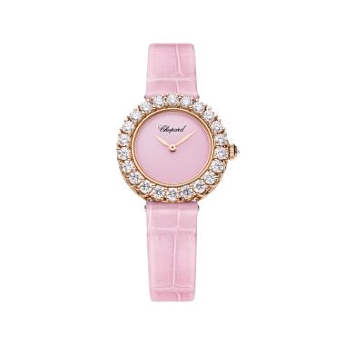 Damenuhr, Handaufzug, Chopard L'Heure du Diamant Rund