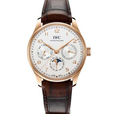 Herrenuhr, Automatik, IWC PORTUGIESER PERPETUAL CALENDAR 42