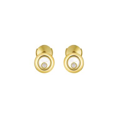 Ohrringe, Gelbgold, Chopard Happy Diamonds Icons Ohrstecker