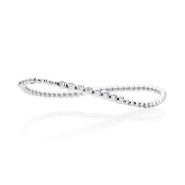 Armschmuck, Weißgold, Capolavoro Armband Flessibile