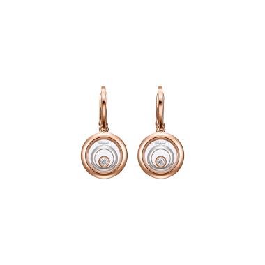 Ohrringe, Weißgold, Chopard Happy Spirit Ohrhänger