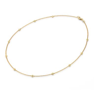 Halsschmuck, Gelbgold, Clioro Collier, poliert