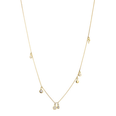 Halsschmuck, Gelbgold, Capolavoro Collier Prosecco