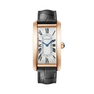 Damenuhr, Automatik, Cartier Tank Américaine