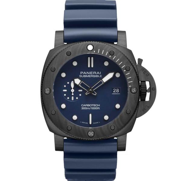 Herrenuhr, Panerai Submersible QuarantaQuattro Carbotech™ Blu Abisso