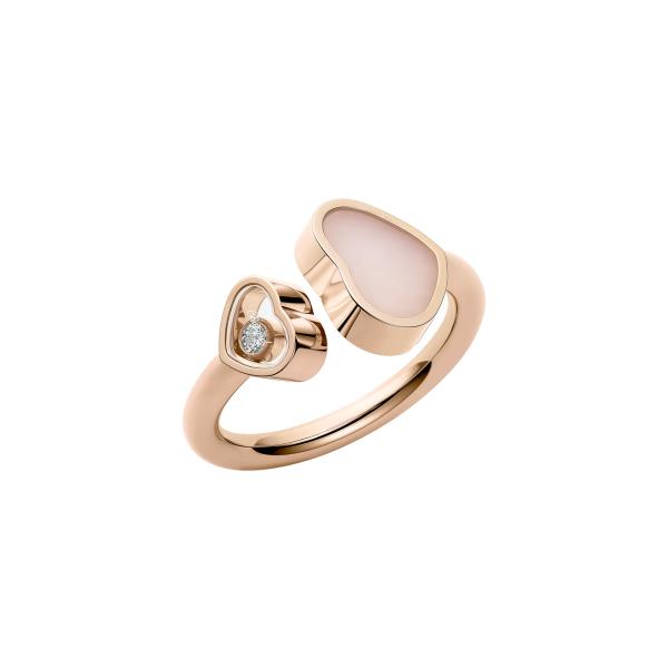 Ringe, Roségold, Chopard Happy Hearts Ring