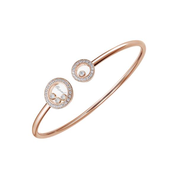 Armschmuck, Roségold, Chopard Happy Diamonds Icons Armreif