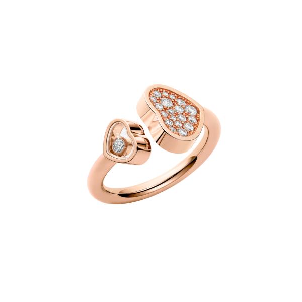 Ringe, Roségold, Chopard Happy Hearts Ring