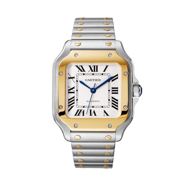         Damen- und Herrenuhr, Automatik, Cartier Santos de Cartier
