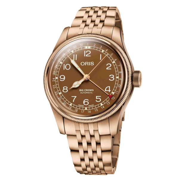         Damen- und Herrenuhr, Automatik, ORIS Big Crown Bronze Pointer Date