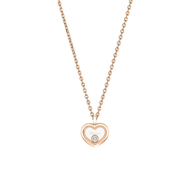         Roségold, Halsschmuck, Chopard Happy Diamonds Icons Halskette