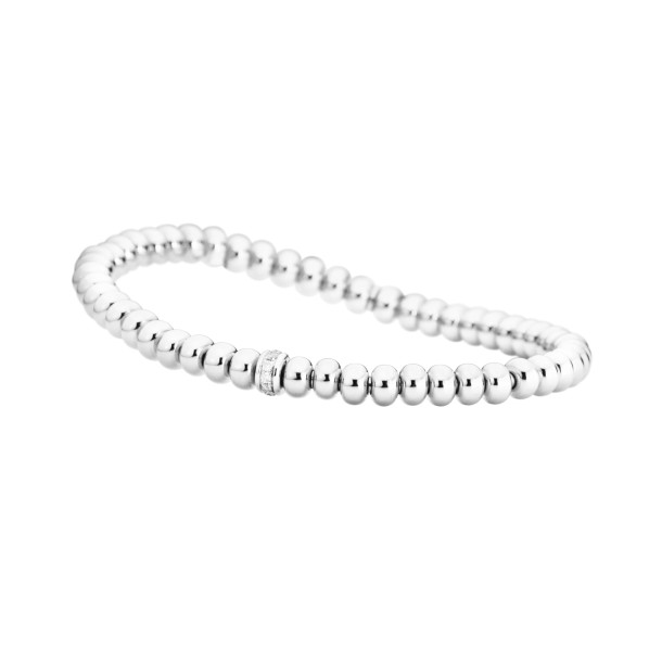         Weißgold, Armschmuck, Capolavoro Armband Flessibile