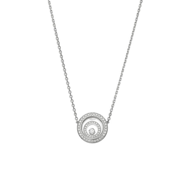         Weißgold, Halsschmuck, Chopard Happy Spirit Halskette