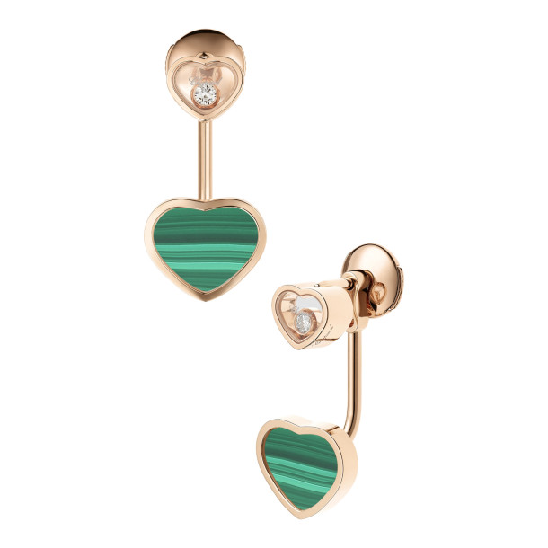         Roségold, Ohrringe, Chopard Happy Hearts Ohrhänger