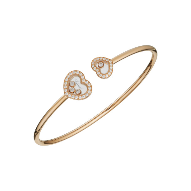         Roségold, Armschmuck, Chopard Happy Diamonds Icons Armreif