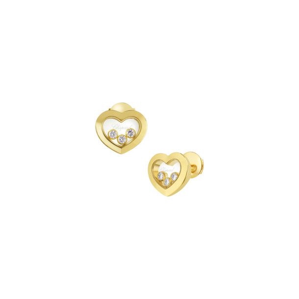         Gelbgold, Ohrringe, Chopard Happy Diamonds Icons Ohrstecker