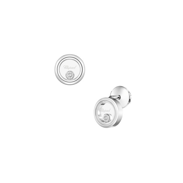         Weißgold, Ohrringe, Chopard Happy Diamonds Icons Ohrstecker
