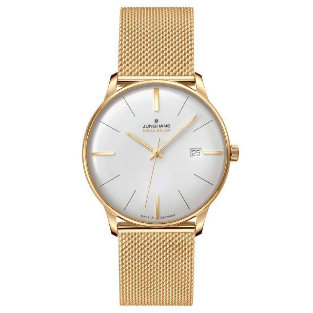         Damen- und Herrenuhr, Solar, Junghans Meister MEGA Solar