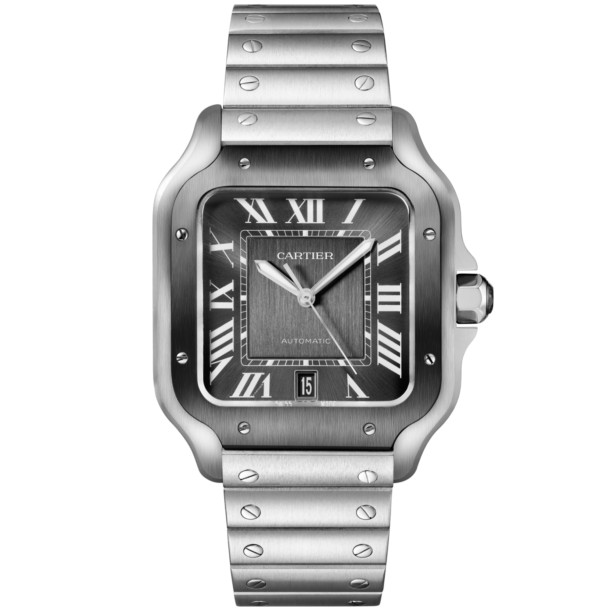         Damen- und Herrenuhr, Automatik, Cartier Santos de Cartier