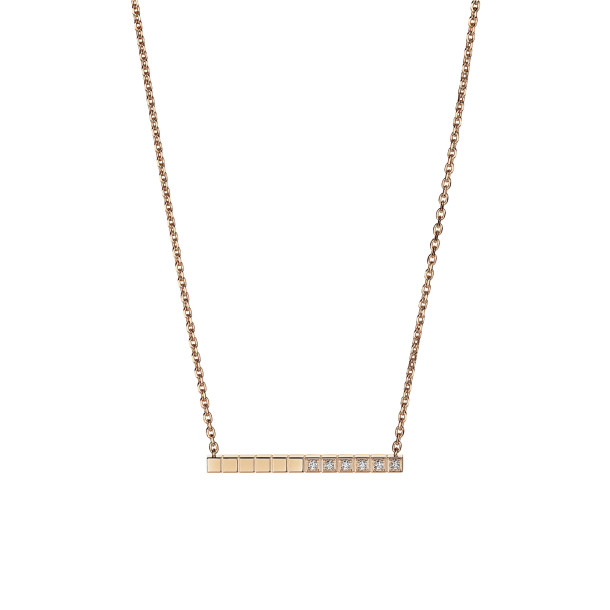         Roségold, Halsschmuck, Chopard Ice Cube Halskette