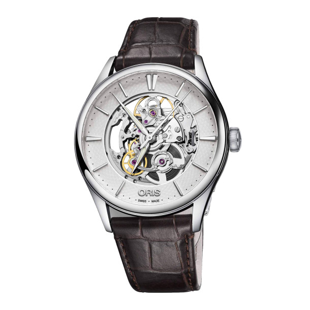         Damen- und Herrenuhr, Automatik, ORIS Artelier Skeleton