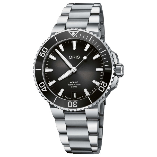         Damen- und Herrenuhr, Automatik, ORIS Aquis Date Calibre 400