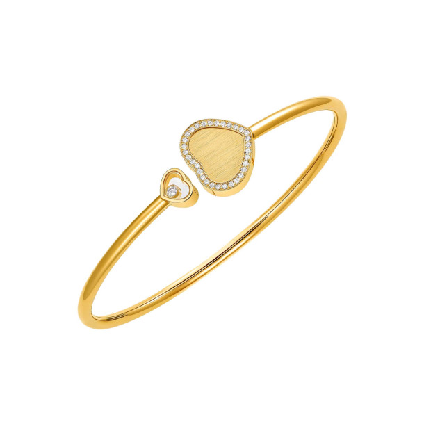         Gelbgold, Armschmuck, Chopard Happy Hearts Golden Hearts Armreif