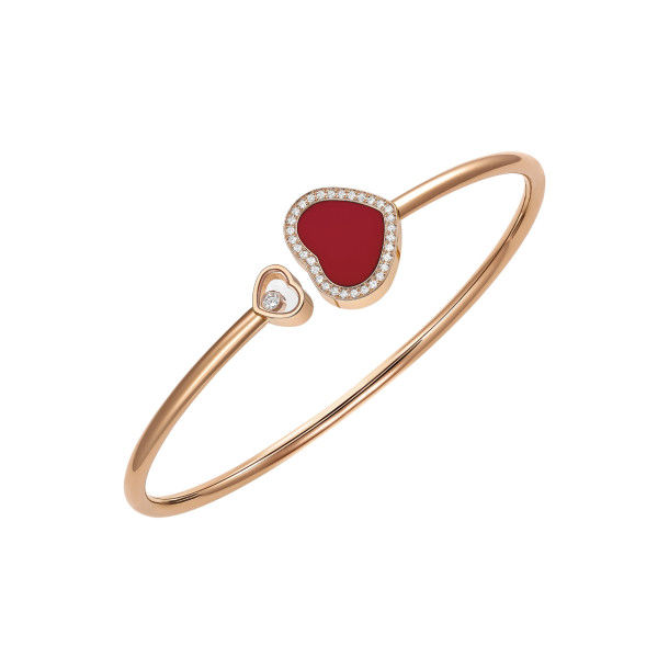         Roségold, Armschmuck, Chopard Happy Hearts Armreif