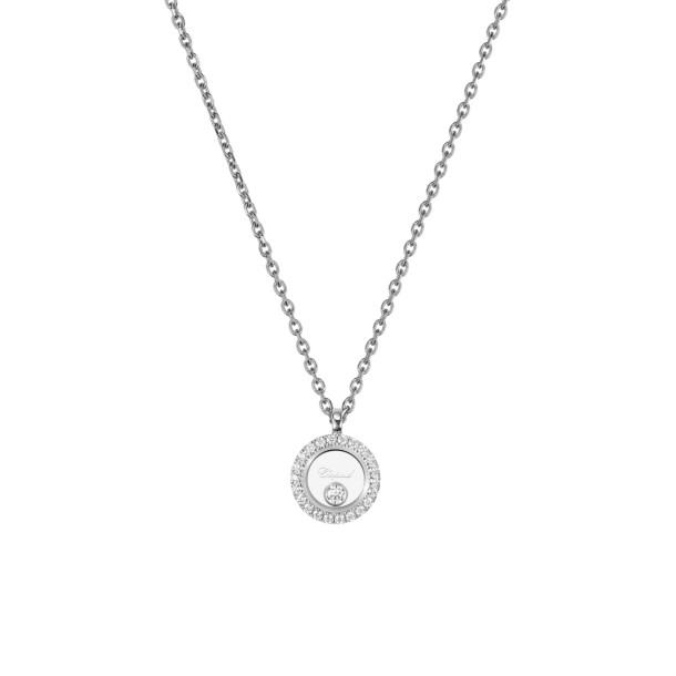         Weißgold, Halsschmuck, Chopard Happy Diamonds Icons Halskette