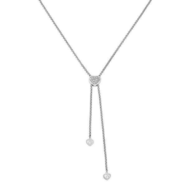         Weißgold, Halsschmuck, Chopard Happy Hearts Halskette
