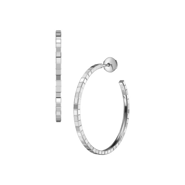         Weißgold, Ohrringe, Chopard Ice Cube Creolen
