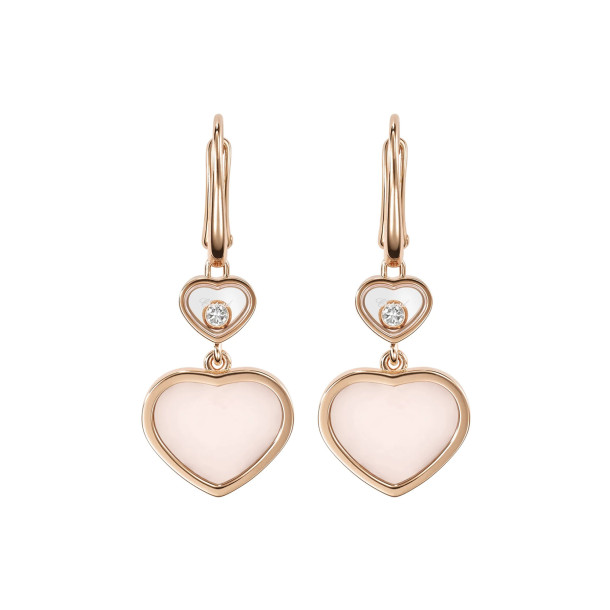         Roségold, Ohrringe, Chopard Happy Hearts Ohrringe