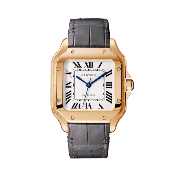         Damen- und Herrenuhr, Automatik, Cartier Santos de Cartier