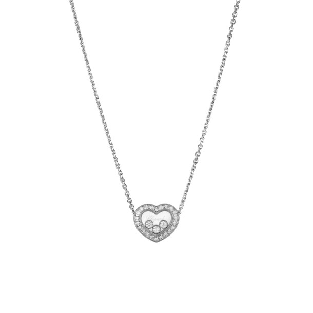         Weißgold, Halsschmuck, Chopard Happy Diamonds Icons Halskette