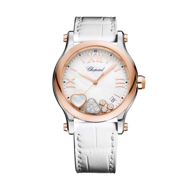         Damenuhr, Quarzwerk, Chopard Happy Hearts