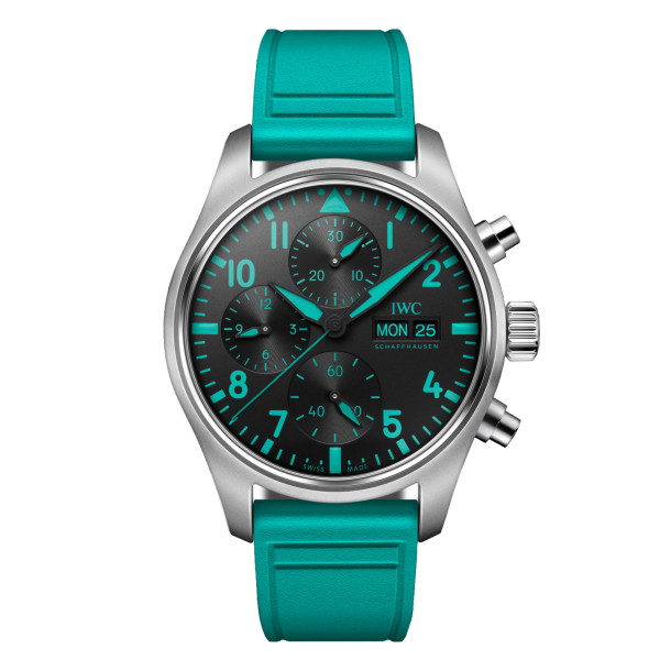         Damen- und Herrenuhr, Automatik, IWC Schaffhausen Pilot's Watch Chronograph 41 Edition “Mercedes-AMG PETRONAS Formula One™ Team”