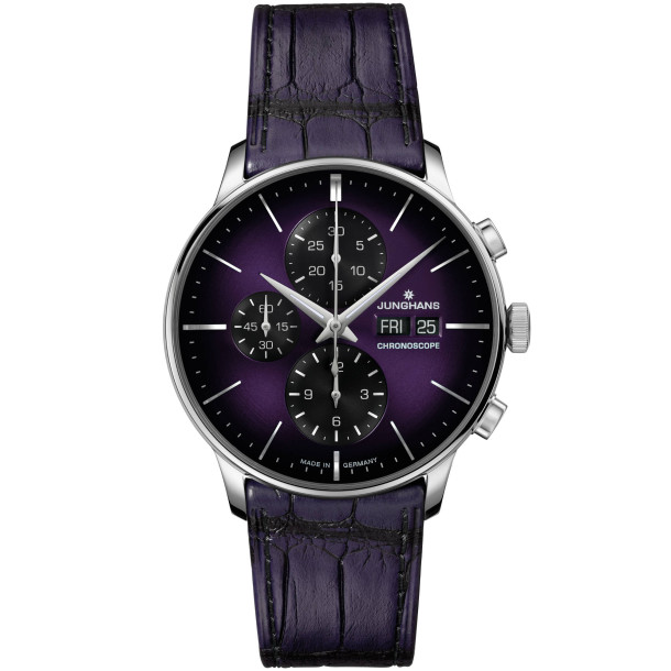         Damen- und Herrenuhr, Automatik, Junghans Meister Chronoscope, Date English