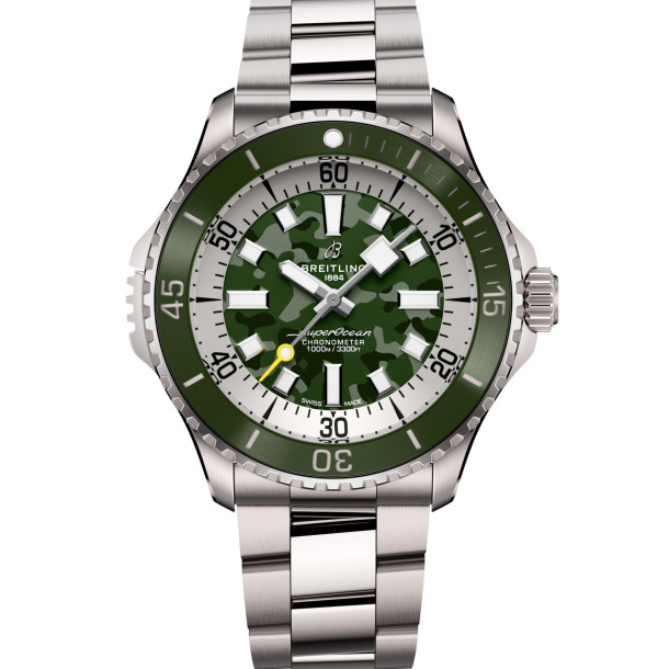         Herrenuhr, Automatik, Breitling Superocean Automatic 46 Super Diver