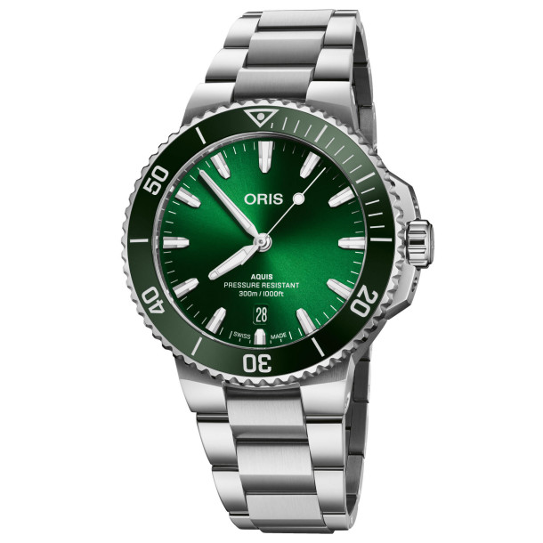         Damen- und Herrenuhr, Automatik, ORIS Aquis Date