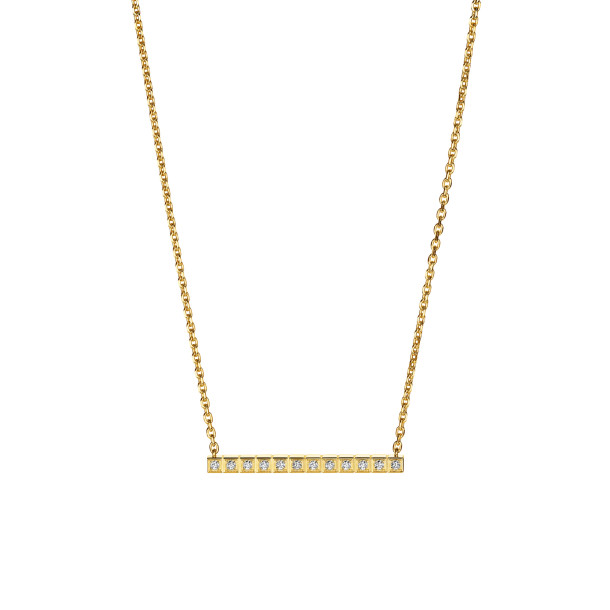         Gelbgold, Halsschmuck, Chopard Ice Cube Halskette