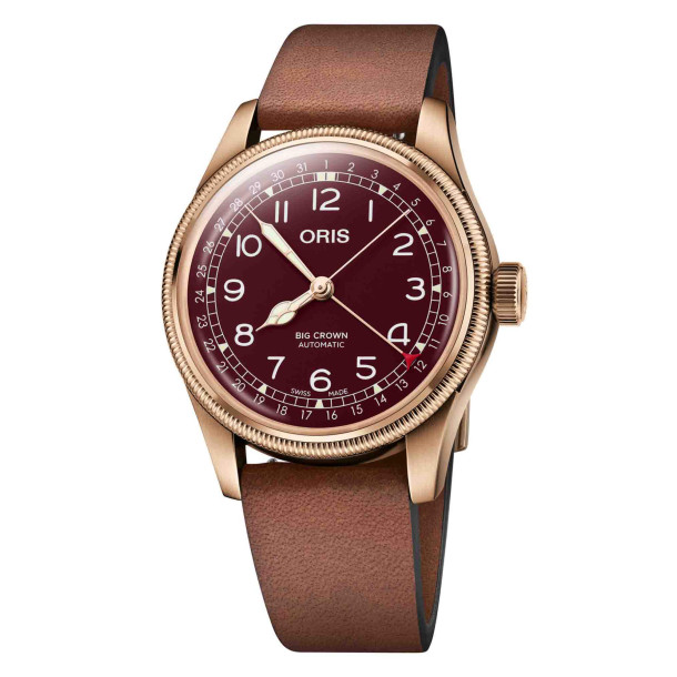         Damen- und Herrenuhr, Automatik, ORIS Big Crown Bronze Pointer Date