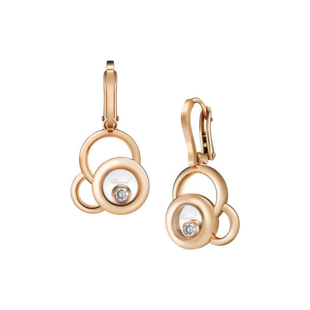         Roségold, Ohrringe, Chopard Happy Diamonds Ohrhänger