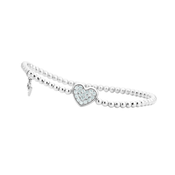         Weißgold, Armschmuck, Capolavoro Armband Dolcini Herz 