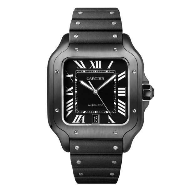         Damen- und Herrenuhr, Automatik, Cartier Santos de Cartier