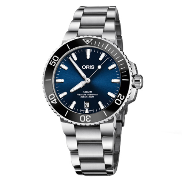         Damen- und Herrenuhr, Automatik, ORIS Aquis Date