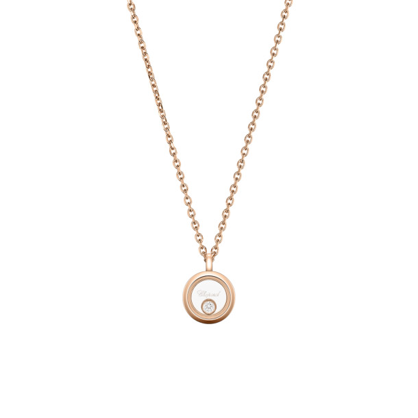         Roségold, Halsschmuck, Chopard Happy Diamonds Icons Halskette