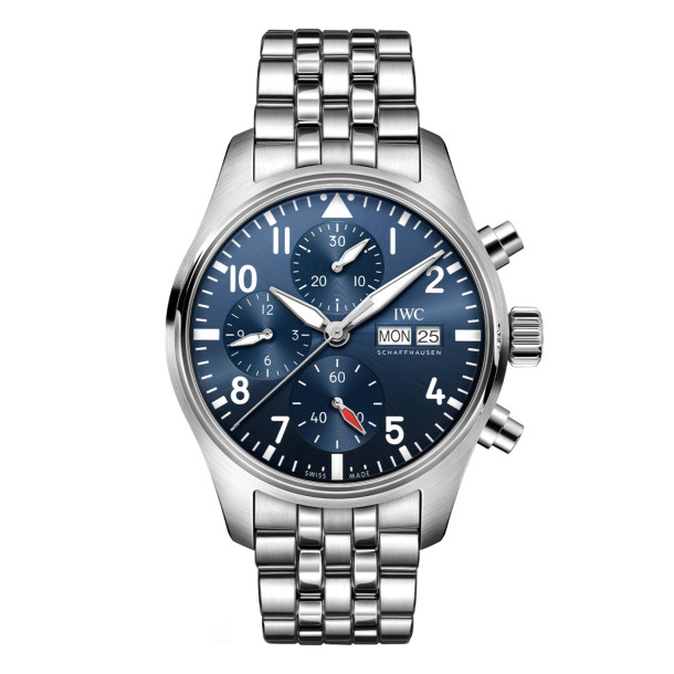         Damen- und Herrenuhr, Automatik, IWC Schaffhausen Pilot's Watch Chronograph 41