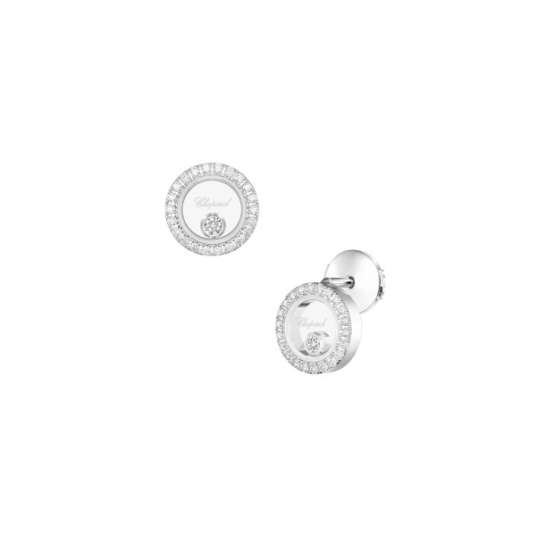         Weißgold, Ohrringe, Chopard Happy Diamonds Icons Ohrstecker