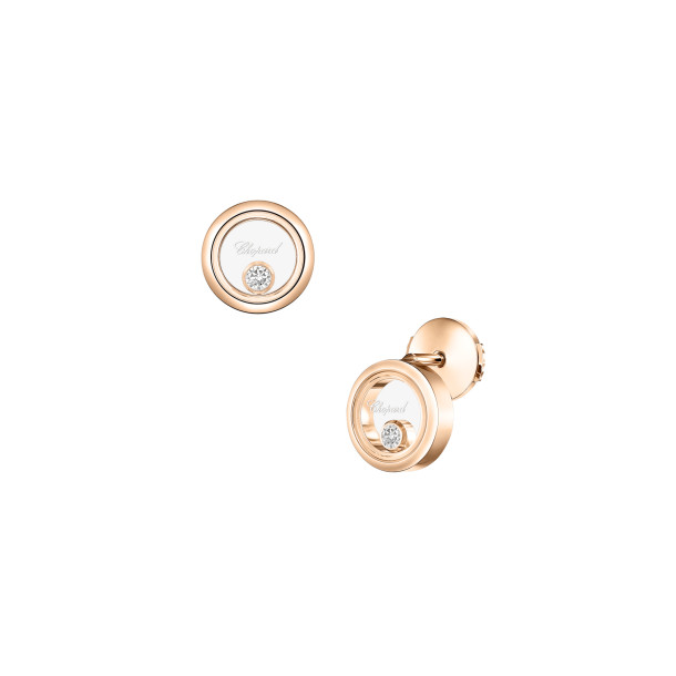         Roségold, Ohrringe, Chopard Happy Diamonds Icons Ohrstecker